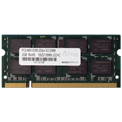 Macp DDR2-800/PC2-6400 SO-DIMM 1GB ADM6400N-1G