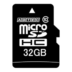 【クリックで詳細表示】microSDHCカード 16GB Class10 SD変換Adapter付 AD-MRHAM16G/10