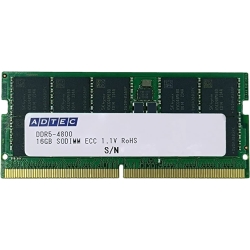 DDR5-4800 SO-DIMM ECC 16GBx2 1Rx8 ADS4800N-E16GSBW
