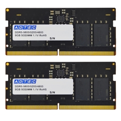 DDR5-5600 SODIMM 8GB×2 ADS5600N-X8GW