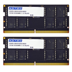 DDR5-5600 SODIMM 32GB×2 ADS5600N-32GW