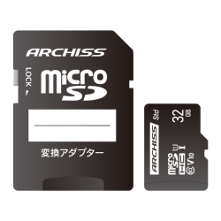 microSDHC Card 32GB UHS-1 Class10 SDϊA_v^[t pbP[W AS-032GMS-SU1