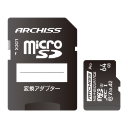 ϋv microSDXC Card 64GB UHS-1 U3 Class10 V30 SDϊA_v^[t pbP[W AS-064GMS-PV3