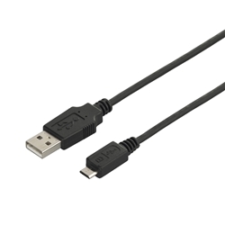 【クリックでお店のこの商品のページへ】USBケーブル 2.0対応 A-TYPE：microB 1.2m ブラック BSMPC03U12BK