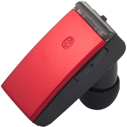 【クリックで詳細表示】ヘッドセット Bluetooth3.0＋EDR対応 超小型 CVC搭載 レッド BSHSBE18RD