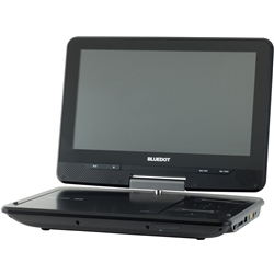【クリックで詳細表示】ポータブルDVDプレーヤー 10インチ 回転式モデル ブラック BDP-1030K
