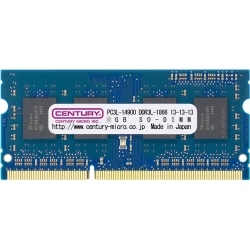 m[gp PC3L-14900/DDR3L-1866 8GB kit(4GBx2) 204pin SODIMM 1.5/1.35Vp { CK4GX2-SOD3LU1866