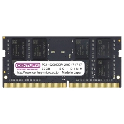 m[gPCp PC4-19200/DDR4-2400 64GB kit(32GB×2g) 260pin Unbuffered_Non-ECC_SO-DIMM 1.2v { 2rank CB32GX2-SOD4U2400