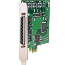 【クリックでお店のこの商品のページへ】PCI Express対応 絶縁型逆コモンタイプデジタル入出力ボード DIO-1616RL-PE