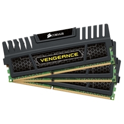 【クリックで詳細表示】DDR3 1600MHz 12GB 3x240 DIMM Unbuffered 9-9-9-24 Vengeance CMZ12GX3M3A1600C9