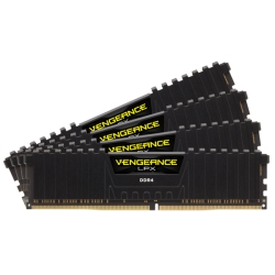 DDR4 3600MHz 8GBx4 DIMM Unbuffered 16-19-19-36 XMP 2.0 Vengeance LPX Black 1.35V CMK32GX4M4D3600C16