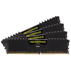 DDR4 3200MHz 16GBx4 DIMM Unbuffered XMP 2.0 Vengeance LPX black Heatspreader Black PCB CMK64GX4M4E3200C16