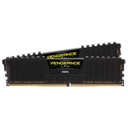 DDR4 3600MHz 8GBx2 DIMM Unbuffered 16-19-19-36 XMP 2.0 Vengeance LPX Black 1.35V CMK16GX4M2D3600C16