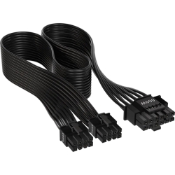 dP[u 12+4pin PCIe Gen 5 Type-4 600W 12VHPWR cable flat ribbon black CP-8920284