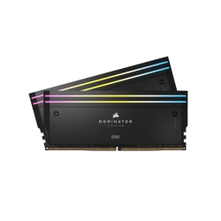 DDR5 6600MT/s 32GB(16GBx2) UDIMM 32-39-39-76 XMP 3.0 DOMINATOR TITANIUM Black RGB LED 1.4V CMP32GX5M2X6600C32