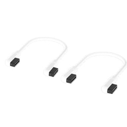 iCUE LINK Cable 2x 135mm with Slim 90° connectors White CL-9011134-WW