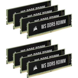 CORSAIR WS DDR5 RDIMM 256GB(32GBx8) DDR5 5600 CL40-40-40-77 1.25V AMD EXPO & Intel XMP Memory CMA256GX5M8B5600Z40