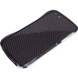 【クリックで詳細表示】Carbon Plate for iPhone5 ブラックカーボン DCP-IP50CBK/B