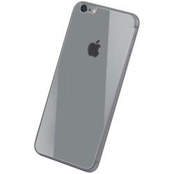 High Grade Glass Screen Protector for iPhone 6 - Silver Gray wʃv[g DG-IP6G3BSV