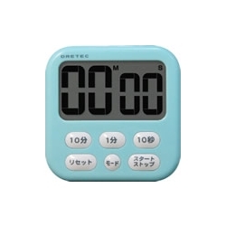 【クリックでお店のこの商品のページへ】大画面タイマー 「シャボン6」 (ブルー) T-198BL