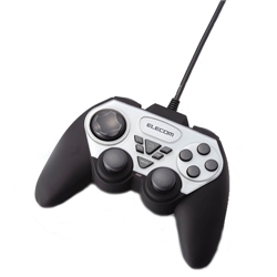 【クリックで詳細表示】12ボタンゲームパッド(シルバー) JC-U2312FSV