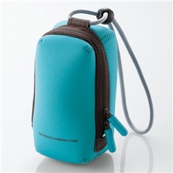 【クリックで詳細表示】コンパクトデジタルビデオカメラケース/コンパクトタイプ(ブルー) DVB-013BU