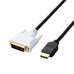 【クリックで詳細表示】HDMI-DVI変換ケーブル/1m/ブラック CAC-HTD10BK