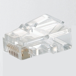 【クリックで詳細表示】LANケーブル自作用RJ45コネクタ/単線仕様/カテゴリー5e対応/100個セット LD-RJ45TA100S