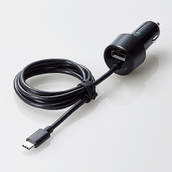 VK[`[W[/USB Type-C(Quick Charge 3.0Ή)100cm/1USB|[g()/2.4A/ubN MPA-CCCQ03BK