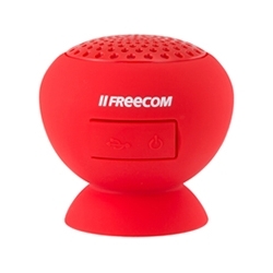 【クリックでお店のこの商品のページへ】スマホ対応 Bluetooth防水ワイヤレススピーカー Tough Speaker Red DJ JP 37200