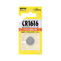【クリックで詳細表示】富士通 リチウムコイン電池 3V CR1616C/1個パック CR1616C(B)N