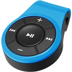 【クリックでお店のこの商品のページへ】Bluetoothオーディオレシーバー クリップ付 ライトブルー GH-BHARCLB