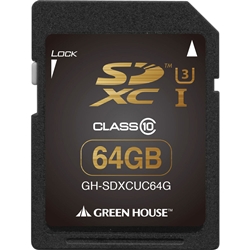 SDXC[J[h UHS-I U3 NX10 64GB GH-SDXCUC64G