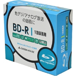 BD-R ^p 25GB 1-4{ 10XP[X CNWFbgΉ GH-BDR25B10C