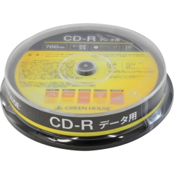 CD-R f[^p 700MB 1-52{ 10Xsh CNWFbgΉ GH-CDRDA10