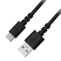 USB Type-A - USB Type-C [d/f[^]P[u 0.5m ubN GH-UCACA05-BK