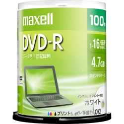 f[^pDVD-R 4.7GB 1-16{ v^uzCg 100XshP[X DR47PWE.100SP