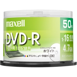 f[^pDVD-R 4.7GB 1-16{ v^uzCg 50XshP[X DR47PWE.50SP