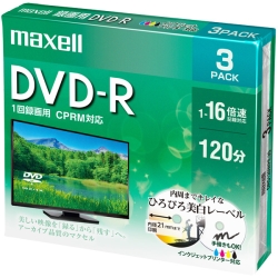 ^p DVD-R W120 16{ CPRM v^uzCg 3pbN DRD120WPE.3S