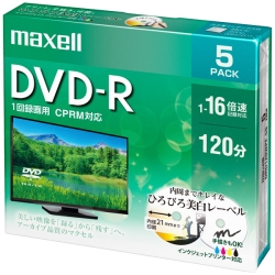 ^p DVD-R W120 16{ CPRM v^uzCg 5pbN DRD120WPE.5S