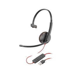 Poly Blackwire 3210 Monaural USB-A Headset (Bulk) 80S01A6