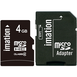 【クリックで詳細表示】microSDHCカード 4GB SDアダプター付属 CLASS4 MCSH4G4RLA