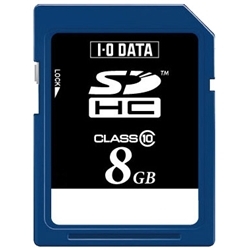 【クリックで詳細表示】スピードクラス10対応SDHCメモリーカード 8GB SDH-T8G