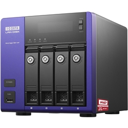 【クリックでお店のこの商品のページへ】WD社 Red搭載 Windows Storage Server 2012 Workgroup Edition 4ドライブNAS 12TB HDL-Z4WM12C
