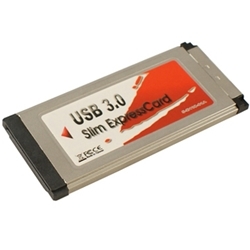 【クリックで詳細表示】Single Port SuperSpeed USB 3.0 Slim ExpressCard IO-ECU130
