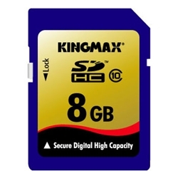 【クリックで詳細表示】SDHCメモリーカード 8GB KM-SDHC10X8G