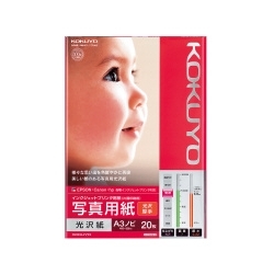 【クリックで詳細表示】IJP用写真用紙 光沢紙・厚手 A3ノビ 20枚 KJ-G13A3B-20