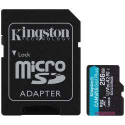 256GB microSDXCJ[h Canvas Go! Plus Class 10 UHS-I U3 170R/90W SDA_v^t SDCG3/256GB