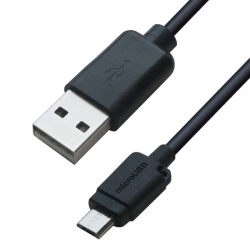 USB[d&P[u 1.2m 1.8A micro BK AJ-466