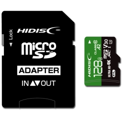 microSDXCJ[h ^Cv(Readő170MB/S) 128GB Class10 UHS-1Xs[hNX3 V30 A2Ή SDϊA_v^t HDMCSDX128GA2V30PRO